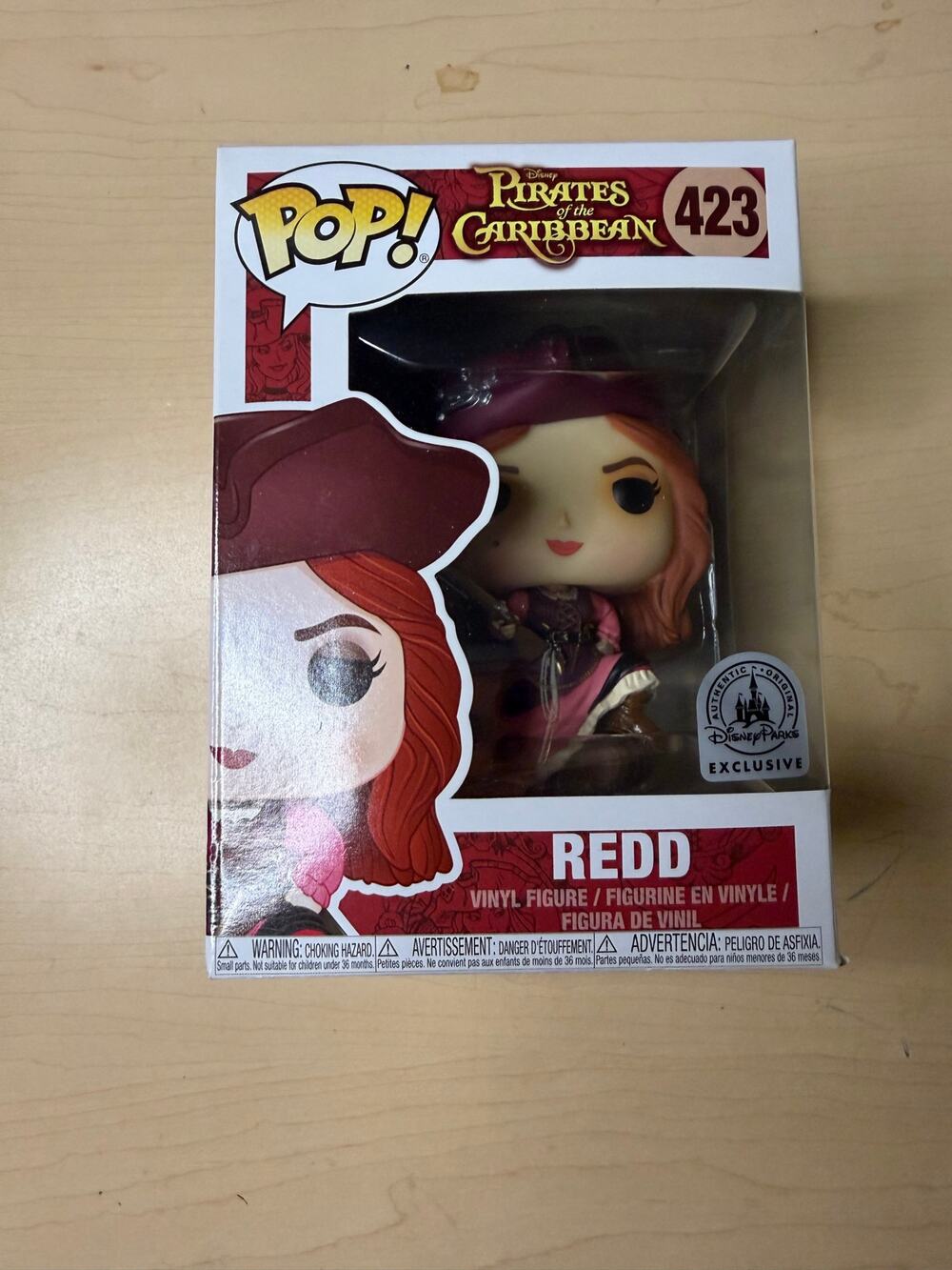 Funko Pop! Disney Parks Exclusive Pirates of the Caribbean Redd #423